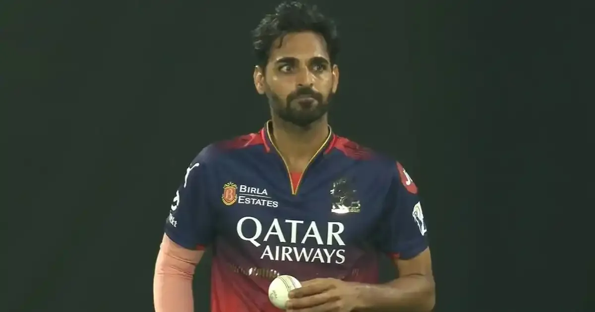bhuvneshwar kumar makes honest admission on saliva use ahead of rcb vs pbks