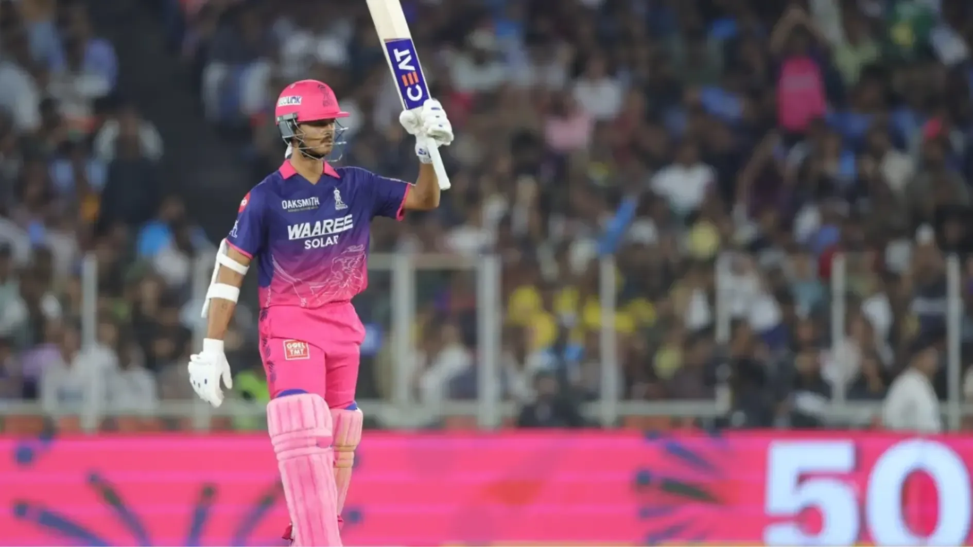 yashasvi jaiswal 50 vs pbks 2026