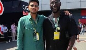 british tv presenter harry pinero praises shubman gill after f1 meeting