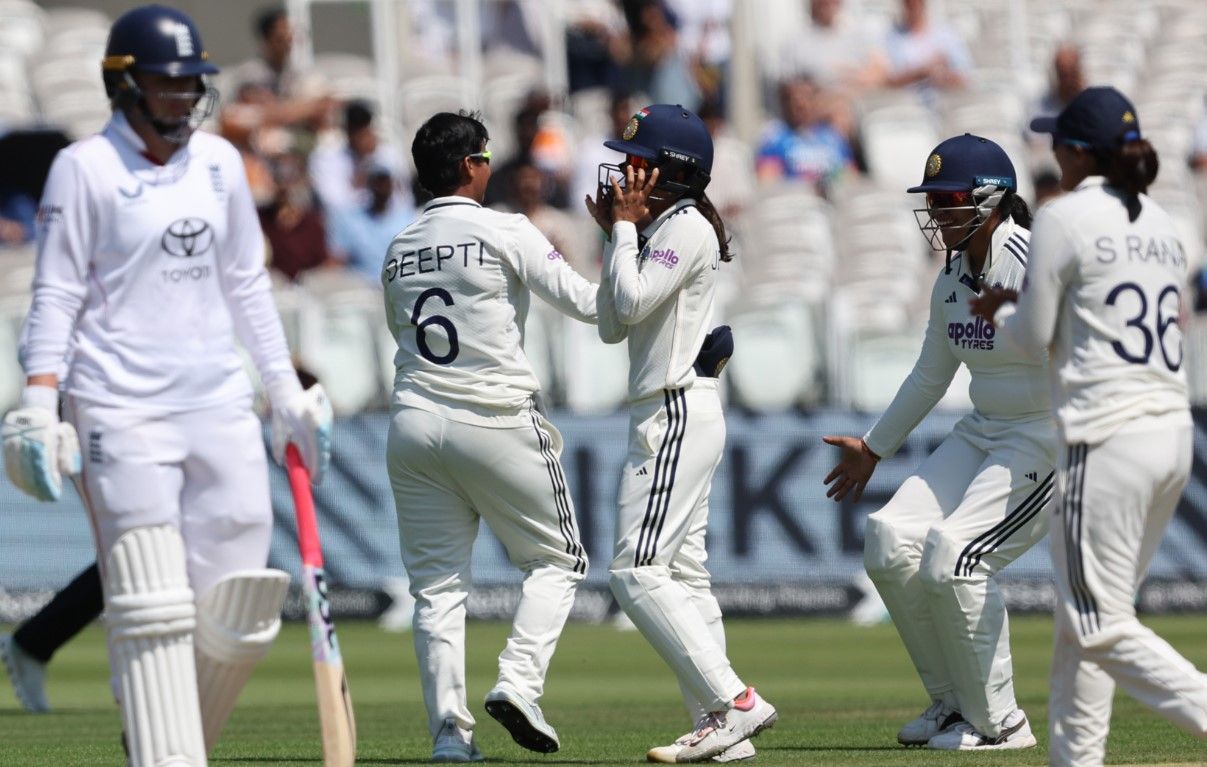 india women script history defeat england with 270 runs to record first ever test win at lord s