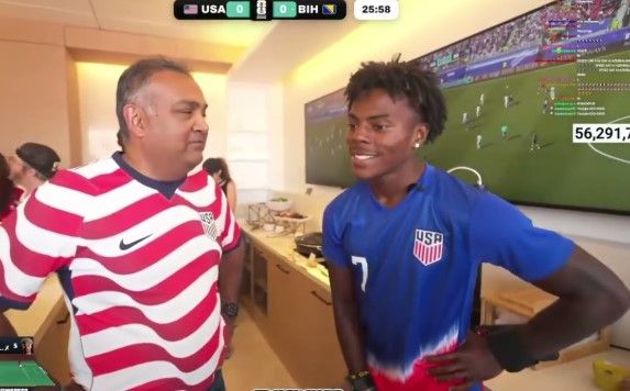 ishowspeed meets youtube ceo neal mohan as usa beats bosnia in fifa world cup 2026