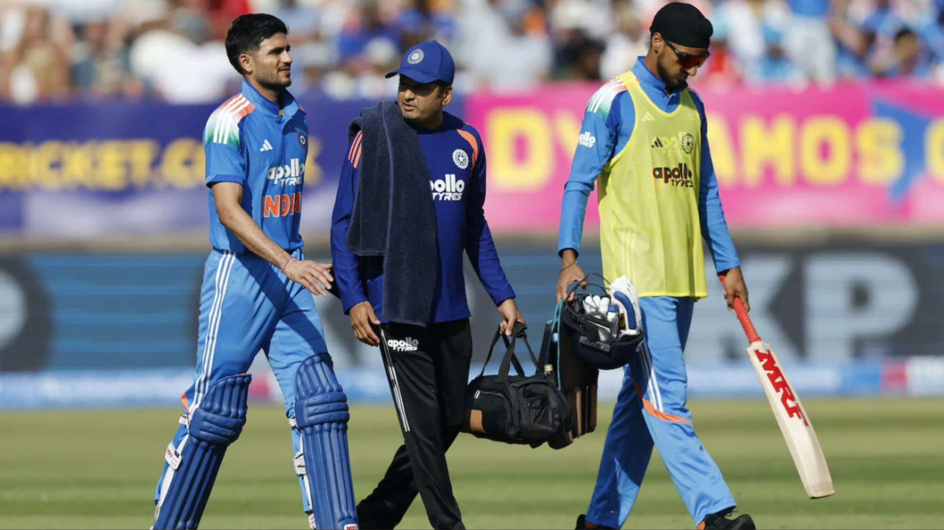 shubman gill retires hurt