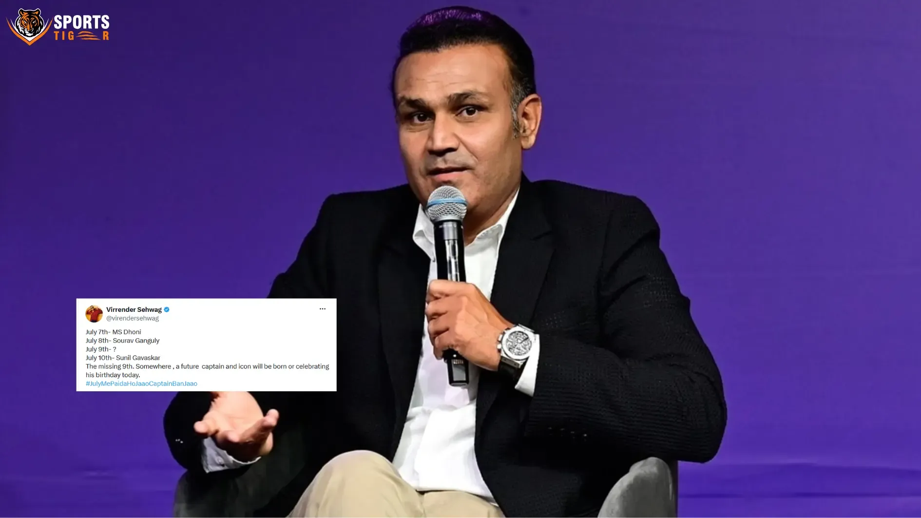 virender sehwag s witty post on jul born indian captains