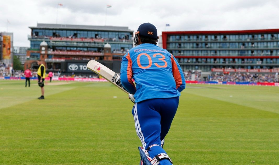 x buzzes with excitement as vaibhav sooryavanshi makes india debut in 2nd t20i against england at manchester