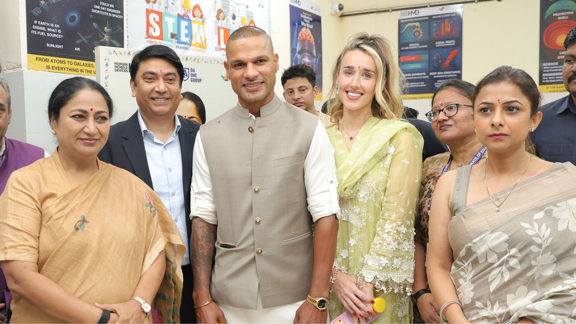 Shikhar Dhawan & Delhi CM Rekha Gupta