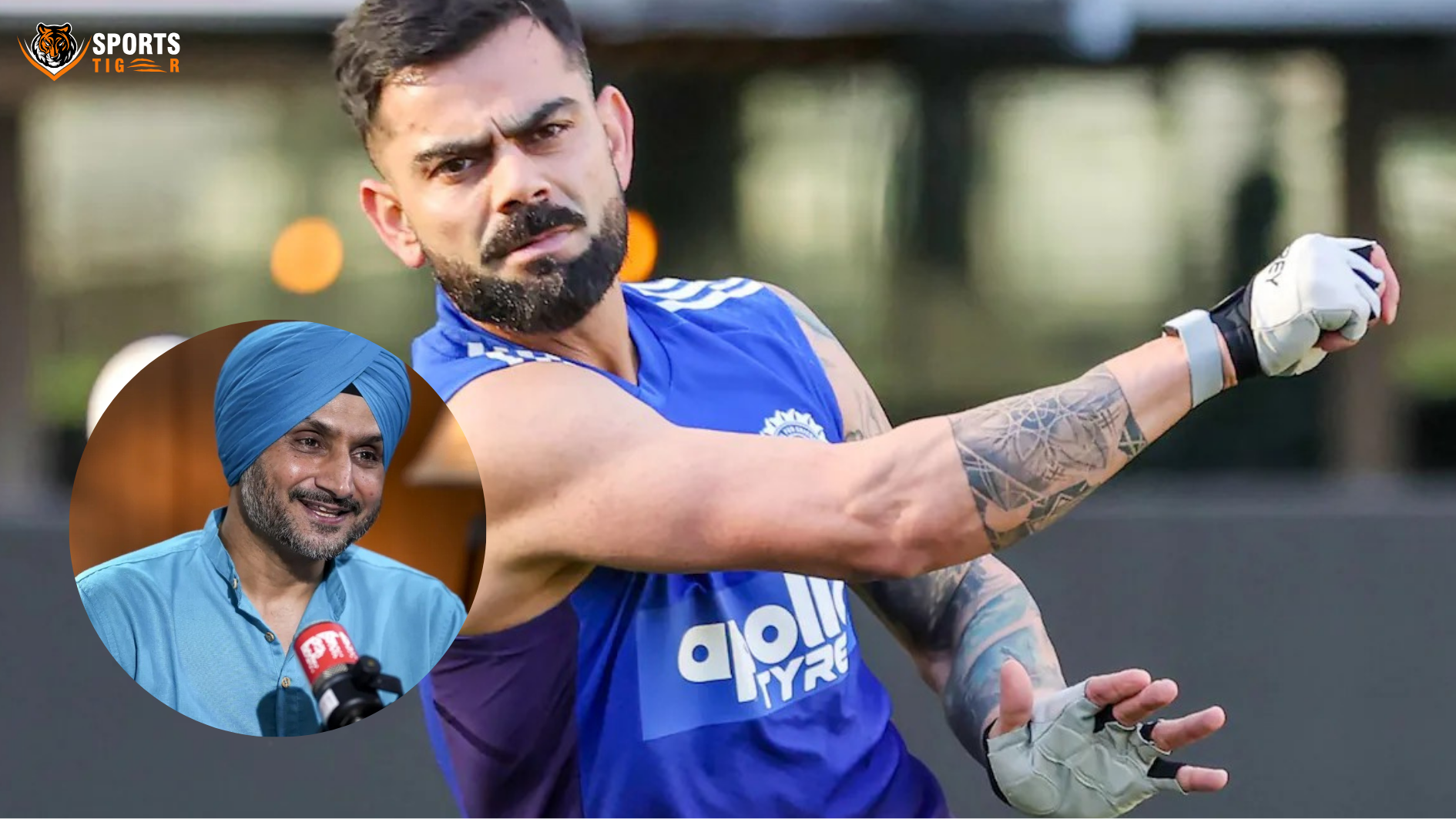 Virat Kohli and harbhajan