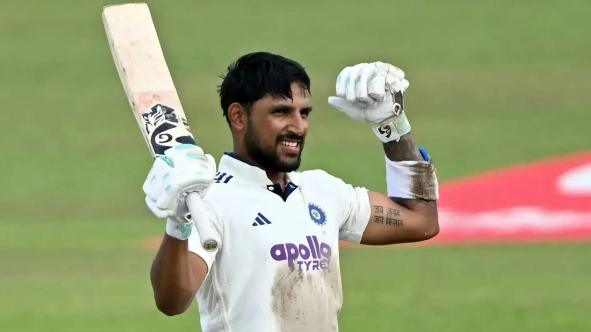 Dhruv Jurel’s unbeaten 115 helps India post 503/9 against Sri Lanka