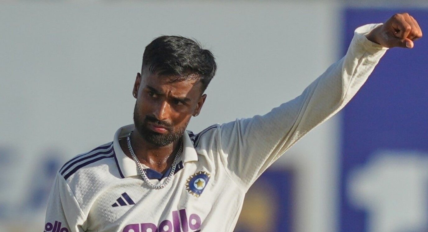 manav suthar s six wicket haul seals india s 165 run win over sri lanka in first test at galle