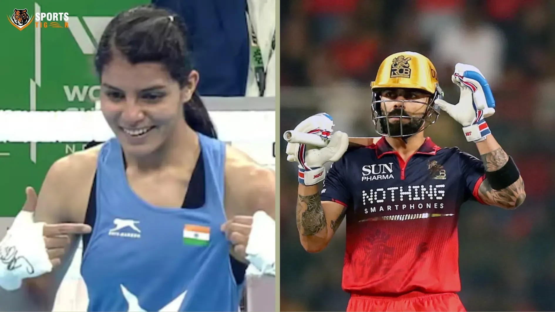 sakshi dhanda credits virat kohli