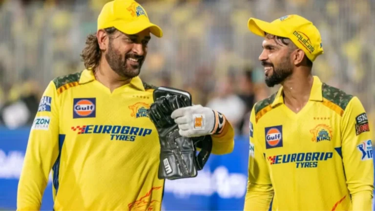 Ruturaj Gaikwad and ms dhoni